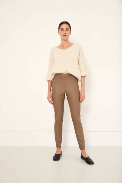 Amber pants latte Knit-ted