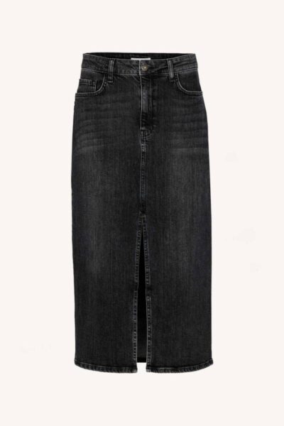 Sue denim skirt dark grey By-Bar Amsterdam