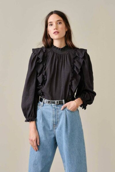 Hariet blouses off black Bellerose