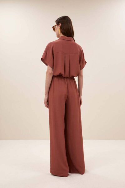 Benji viscose pants rustic sienna By-Bar Amsterdam