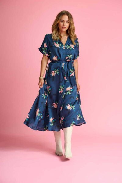 Lynn expressive flower dress Pom Amsterdam