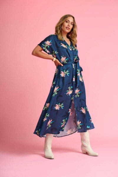 Lynn expressive flower dress Pom Amsterdam