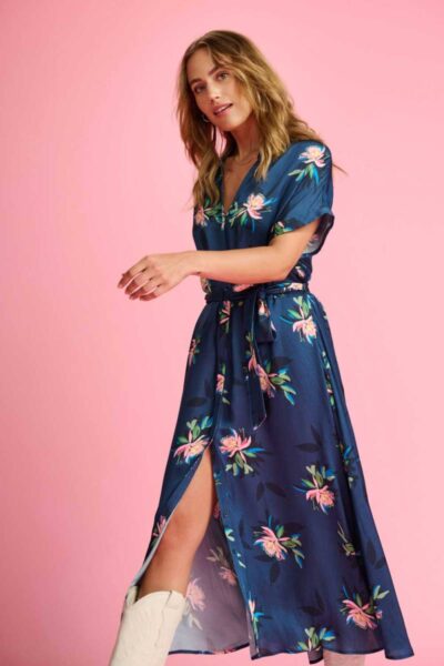 Lynn expressive flower dress Pom Amsterdam