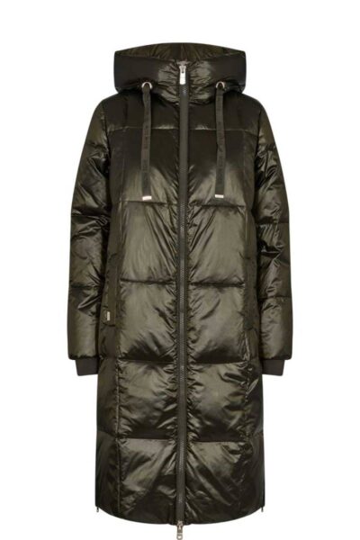 Nova metallic down jacket forest night Mos Mosh