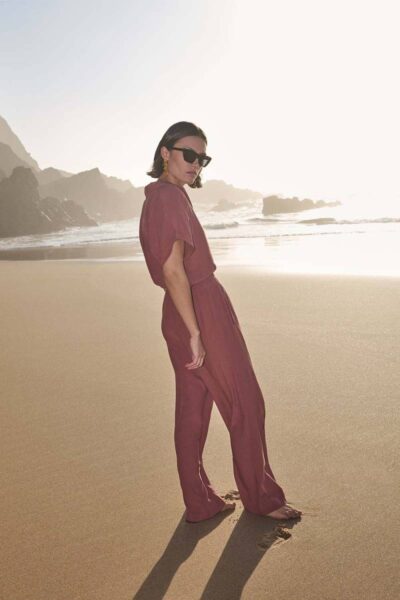 Barley viscose blouse sienna By-Bar Amsterdam