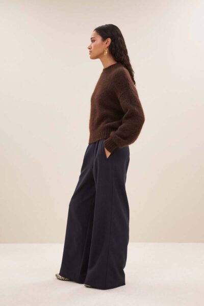 Sonny sparkle pullover dark brown By-Bar Amsterdam