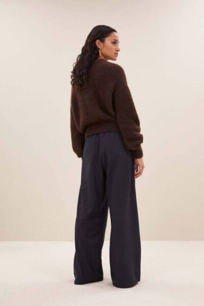Sonny sparkle pullover dark brown By-Bar Amsterdam