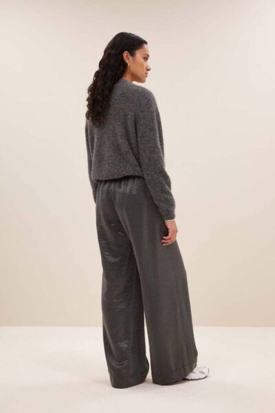 Benji metallic pants silver By-Bar Amsterdam