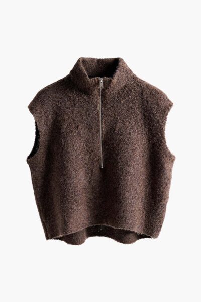 Loira waistcoat brown/marine Aimee The Label