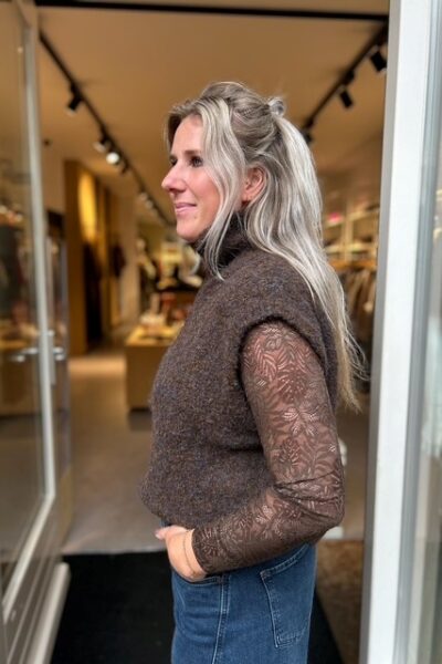 Tonny top brown Aimee The Label