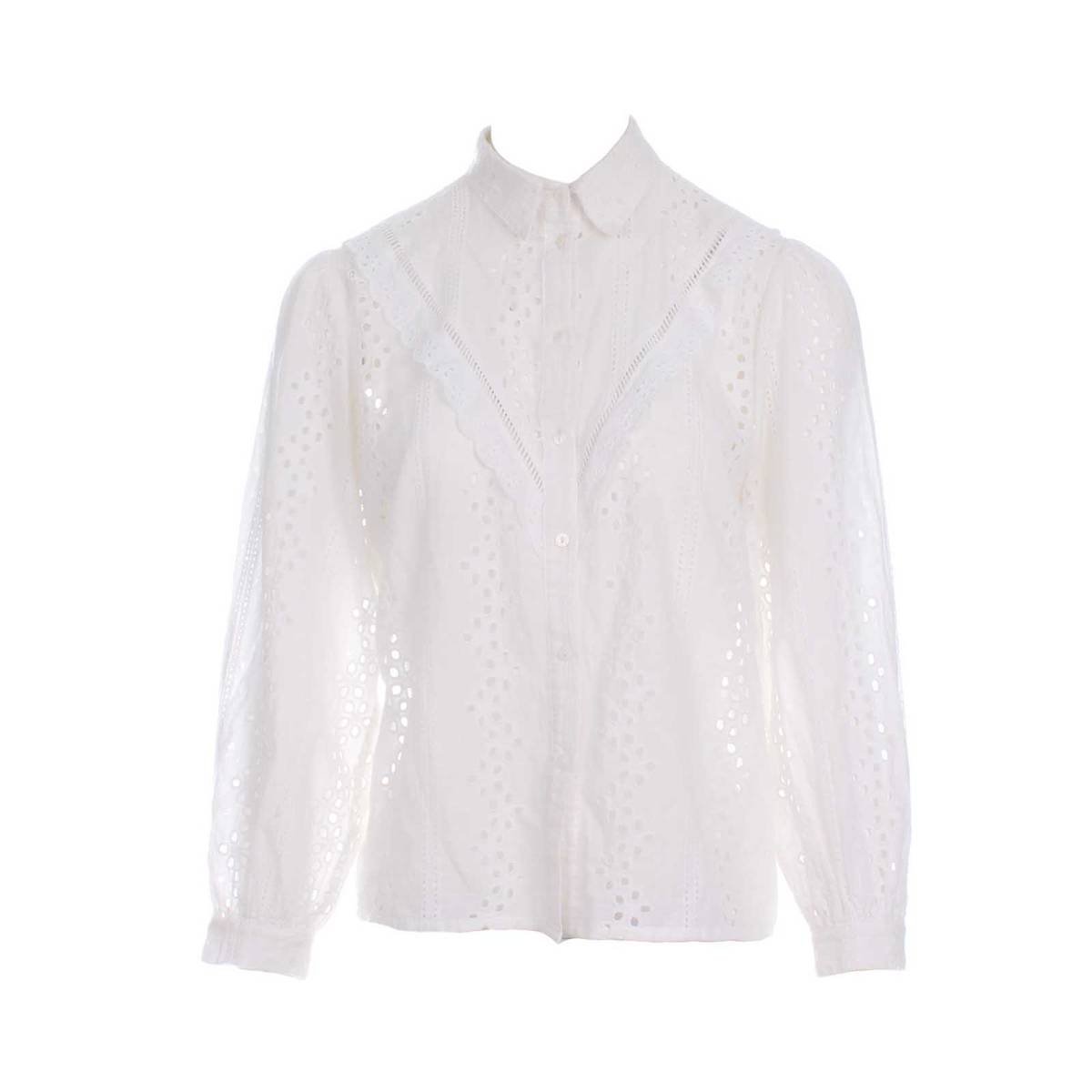 Xoemay blouse embroidery white Aimee
