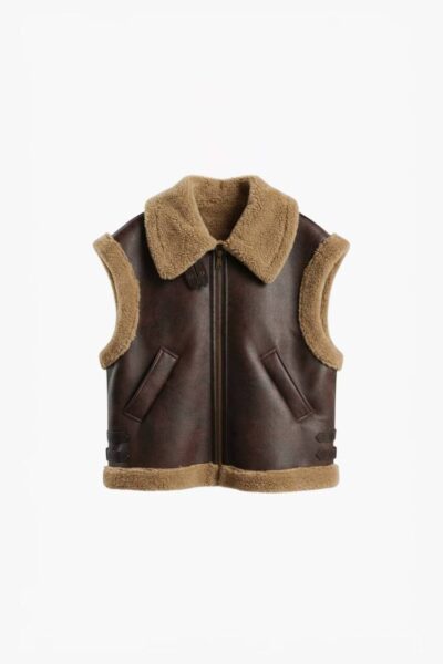 Germany waistcoat brown Aimee The Label