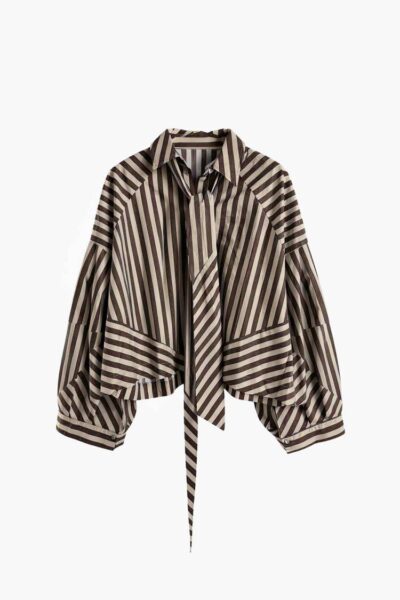 Oslo brown stripe Aimee The Label
