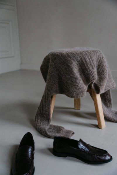 Taran knitted sweater brown Aimee The Label