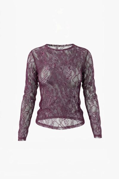 Tonny top burgundy Aimee The Label