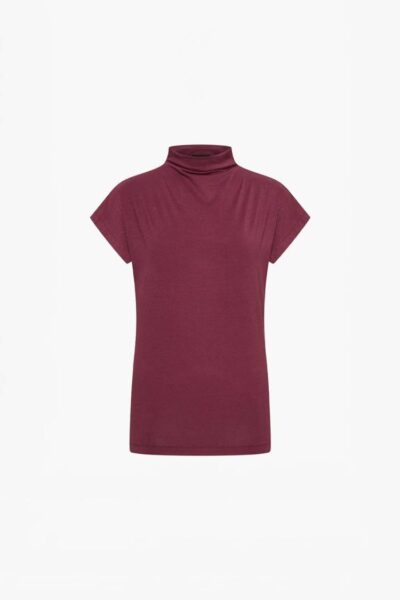 Mandy top burgundy Aimee The Label