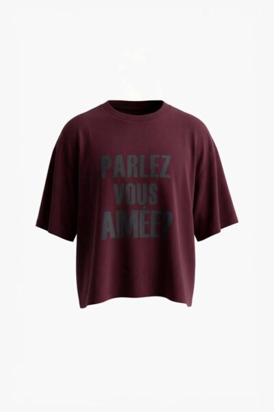 Elara shirt burgundy Aimee The Label