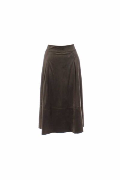 Xanne skirt suedine sand Aimee the Label