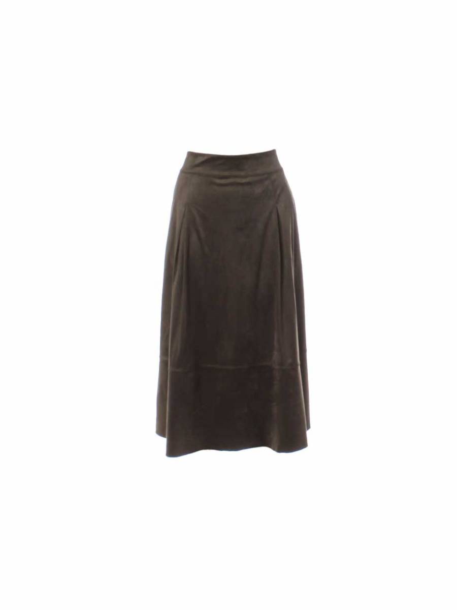 Xanne skirt suedine sand Aimee the Label - Afbeelding 4