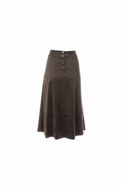 Xanne skirt suedine sand Aimee the Label