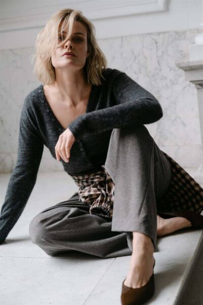 Venice trouser grey Aimee The Label