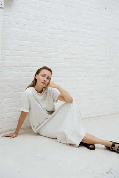 Ricky dress grey Aimee The Label