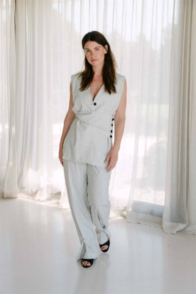 Taze trouser light grey Aimee The Label