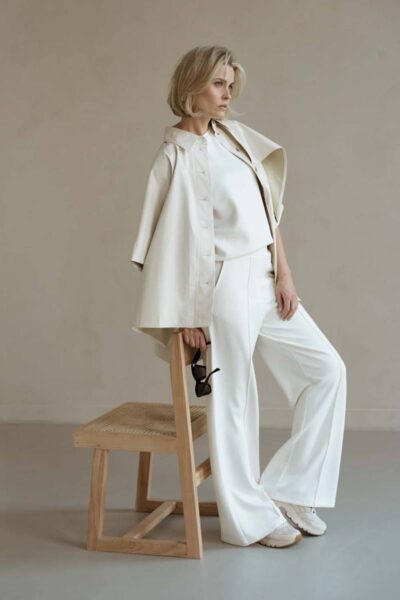 Laurenee2 jacket off white Aimee The Label