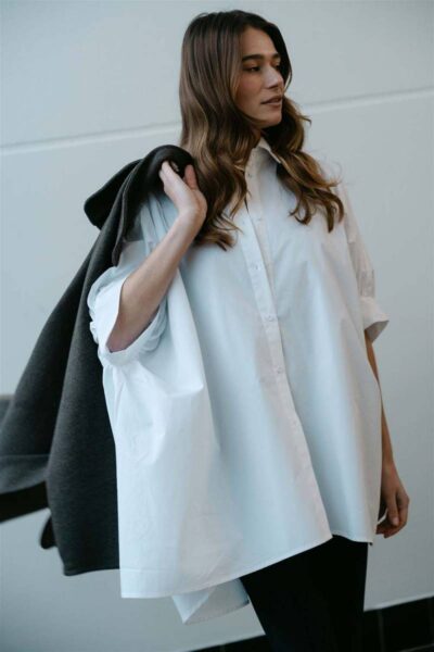 Monaco blouse white Aimee The Label