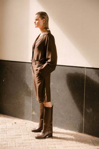 Falko blouse brown Aimee The Label