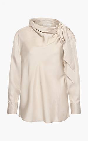 Anuska blouse champagne Aimee The Label