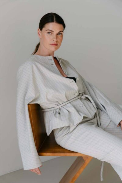 Florella jacket grey Aimee The Label