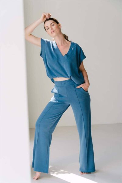 Love long pants blue Aimee The Label