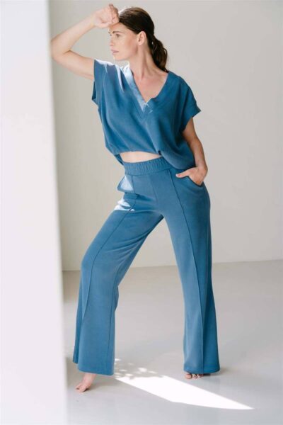 Love long pants blue Aimee The Label
