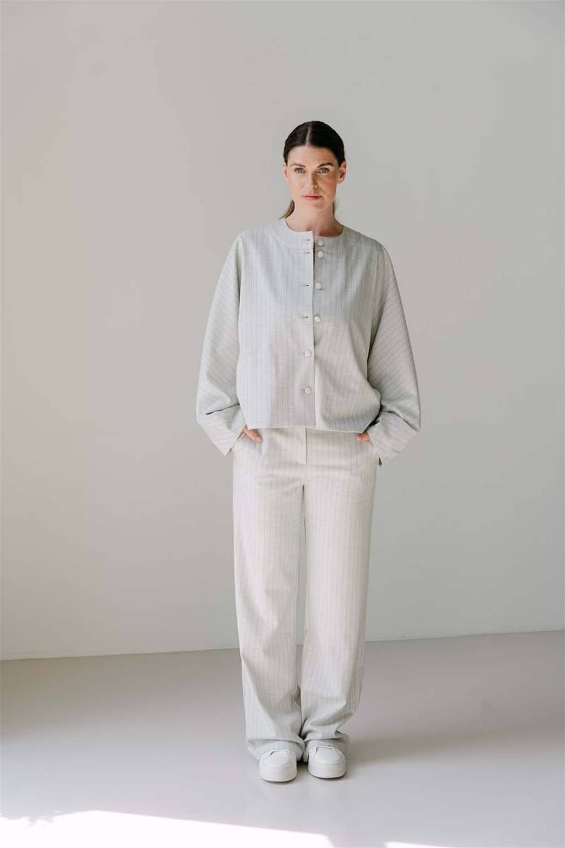 Moos trouser grey Aimee The Label - Afbeelding 2