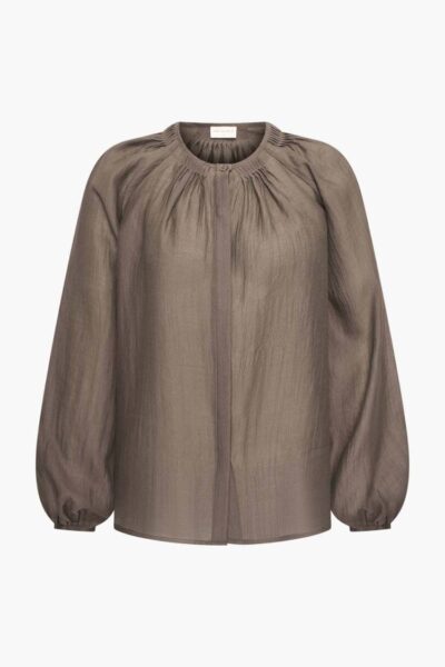 Peer blouses taupe Aimee The Label