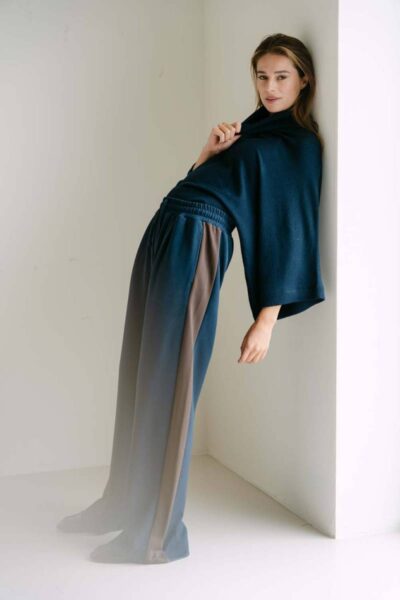 Simone long pants marine/brown Aimee The Label