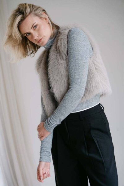 Isla gilets grey Aimee The Label