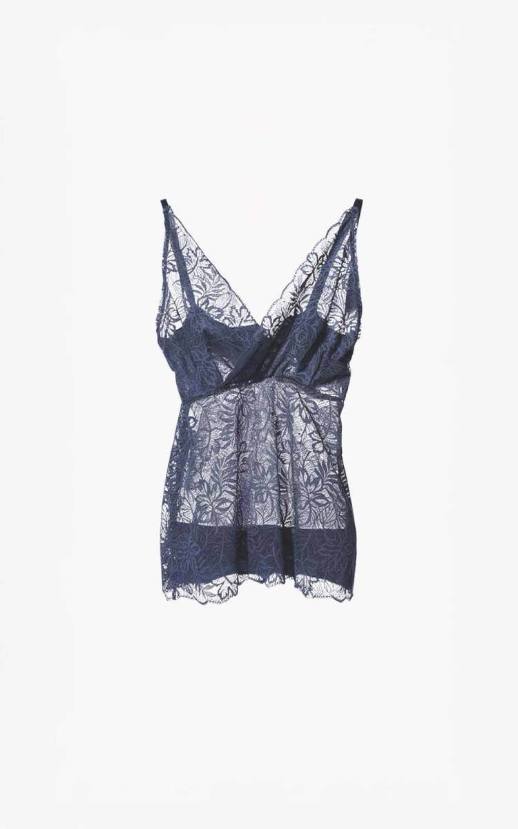 Vivia lace top blue Aimee The Label - Afbeelding 2