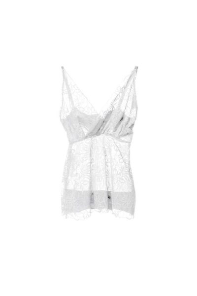 Vivia lace top off white Aimee The Label