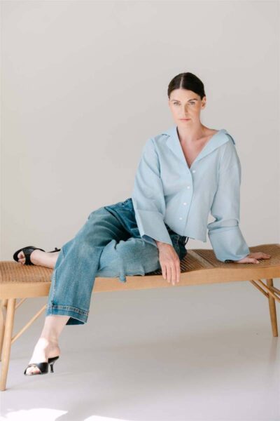 Yelena jeans blue Aimee The Label