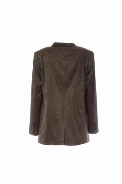 Ally blazer suedine green Aimee the Label