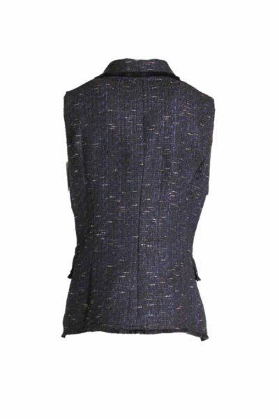 Laurens gilet black/blue Aimee the label