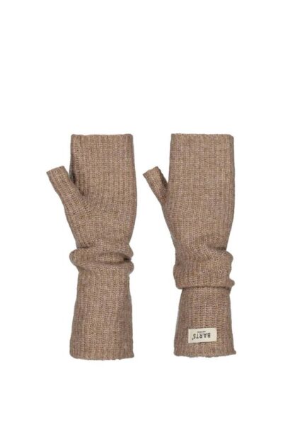 Darty fingerless gloves light brown Barts