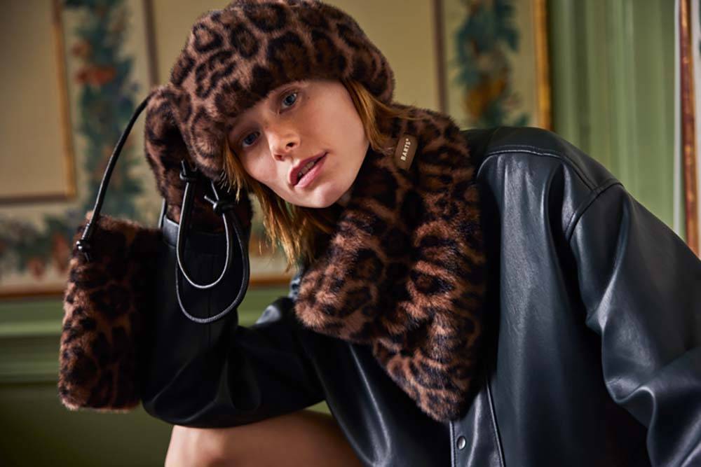 Cherrbush Hat print brown Barts Amsterdam - Afbeelding 2