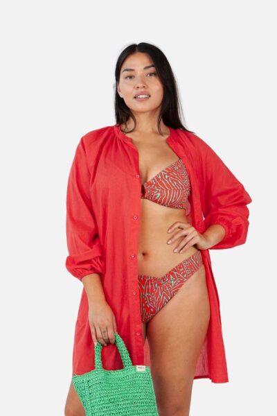 Cuhra dress red Barts Amsterdam