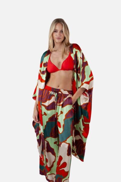 Diazo kimono red Barts Amsterdam
