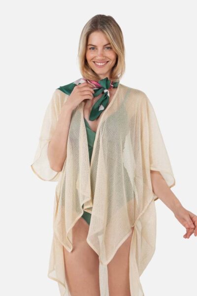 Jacintou kaftan cream Barts Amsterdam