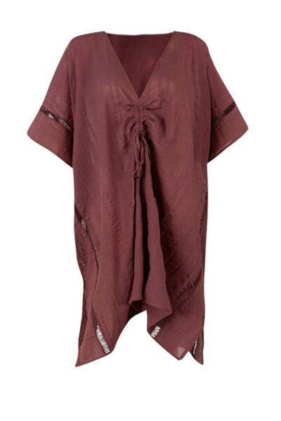Raimha kaftan maroon Barts Amsterdam