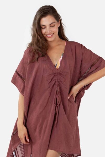 Raimha kaftan maroon Barts Amsterdam